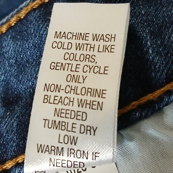 Blue Mountain Jeans 6 Mid Rise Straight Blue Denim Stretch - Picture 10 of 10